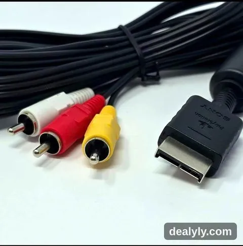 Cable Av Ps2/Ps1 longueur 1,8 m — new - 1