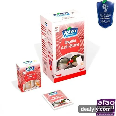 Lingettes anti-buée lunettes et pare-brise — Zahra Diffusion - 1