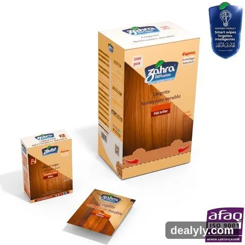 Lingettes nettoyantes pour meubles en bois — Zahra Diffusion - 1