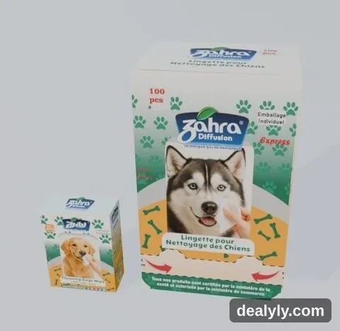 Lingettes nettoyantes pour chiens — Zahra Diffusion - 1