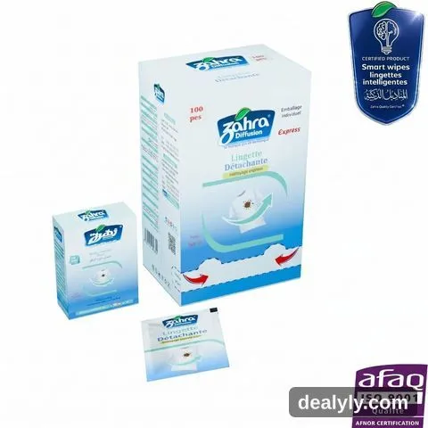 Lingettes détachantes express textiles et tapis — Zahra Diffusion - 1