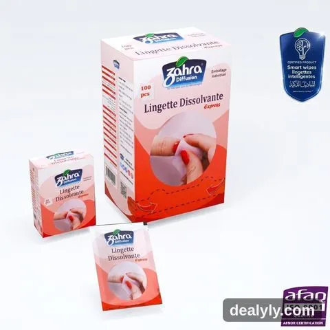 Lingettes dissolvantes vernis à ongles — Zahra Diffusion - 1
