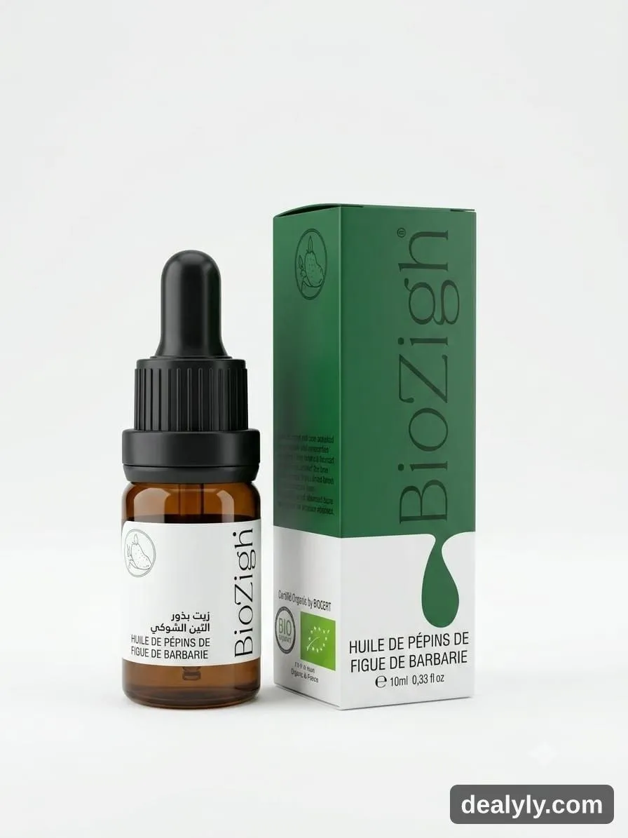 Huile végétale de pépins de figue de barbarie 10 mL - Photo 1