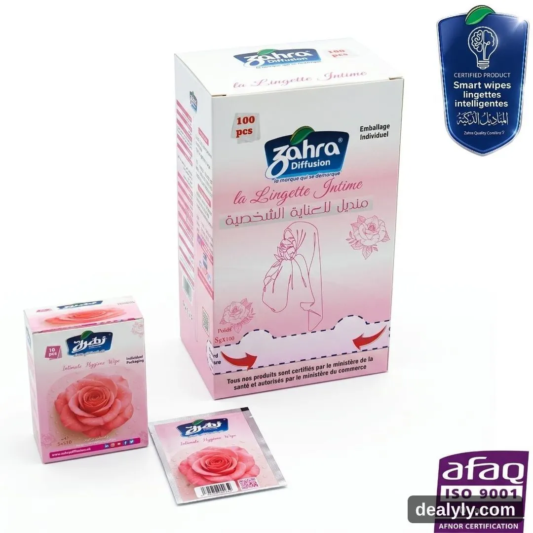 Lingettes pour soin intime — Zahra Diffusion - Photo 1