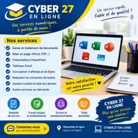 Services informatiques et académiques – CYBER 27 EN LIGNE. — Photo 3