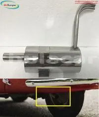 Heinkel Kabine and Trojan (1955-1966) Bumper Parts for Classic by stainless steel new — Photo 3
